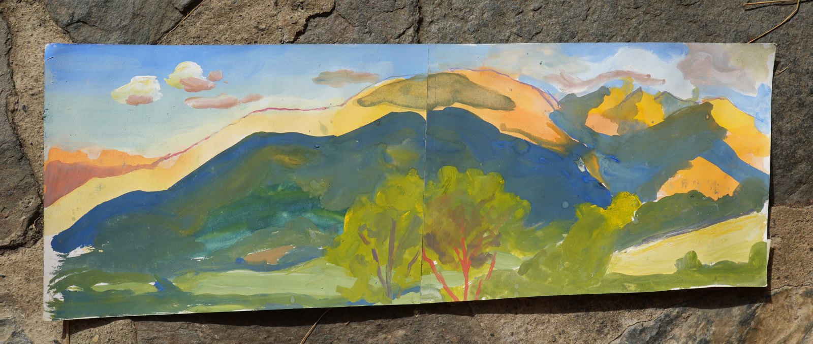 Sans titre n° 19, gouache