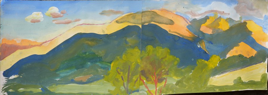 Sans titre n° 19, gouache