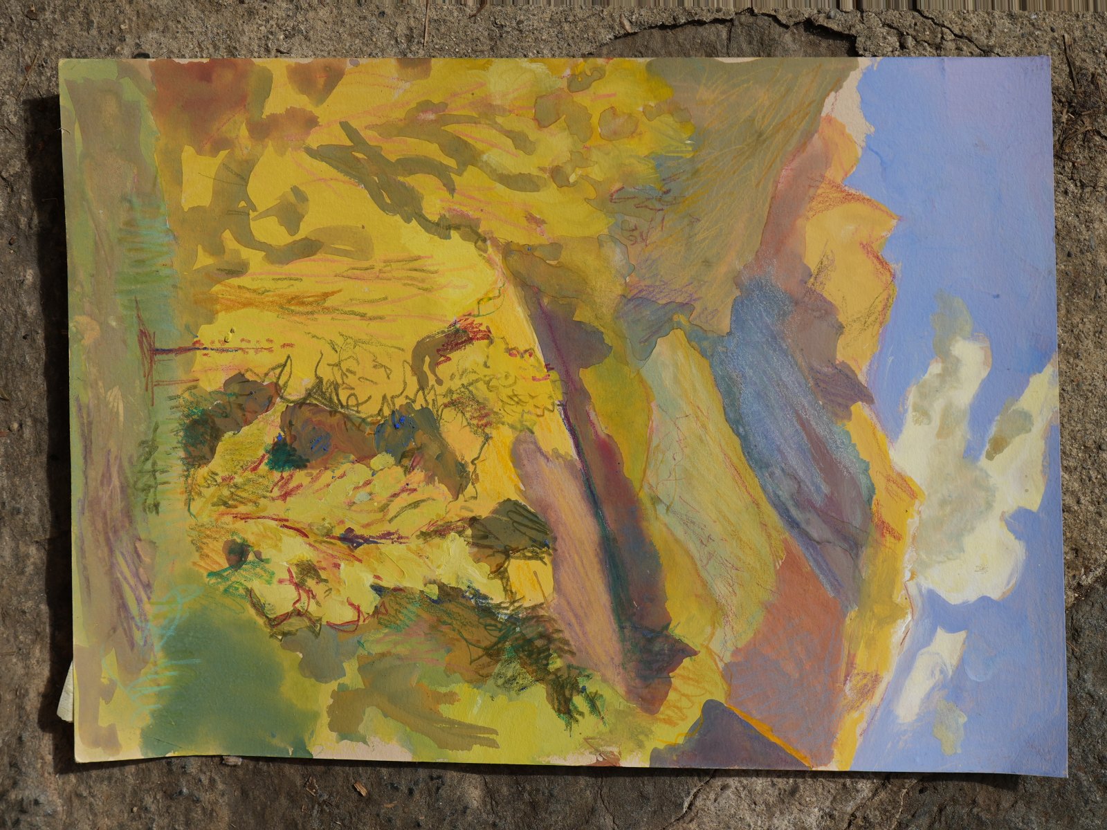 Sans titre n° 26, gouache