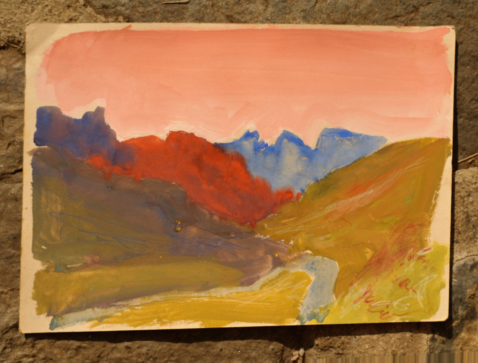 Sans titre n° 39, gouache