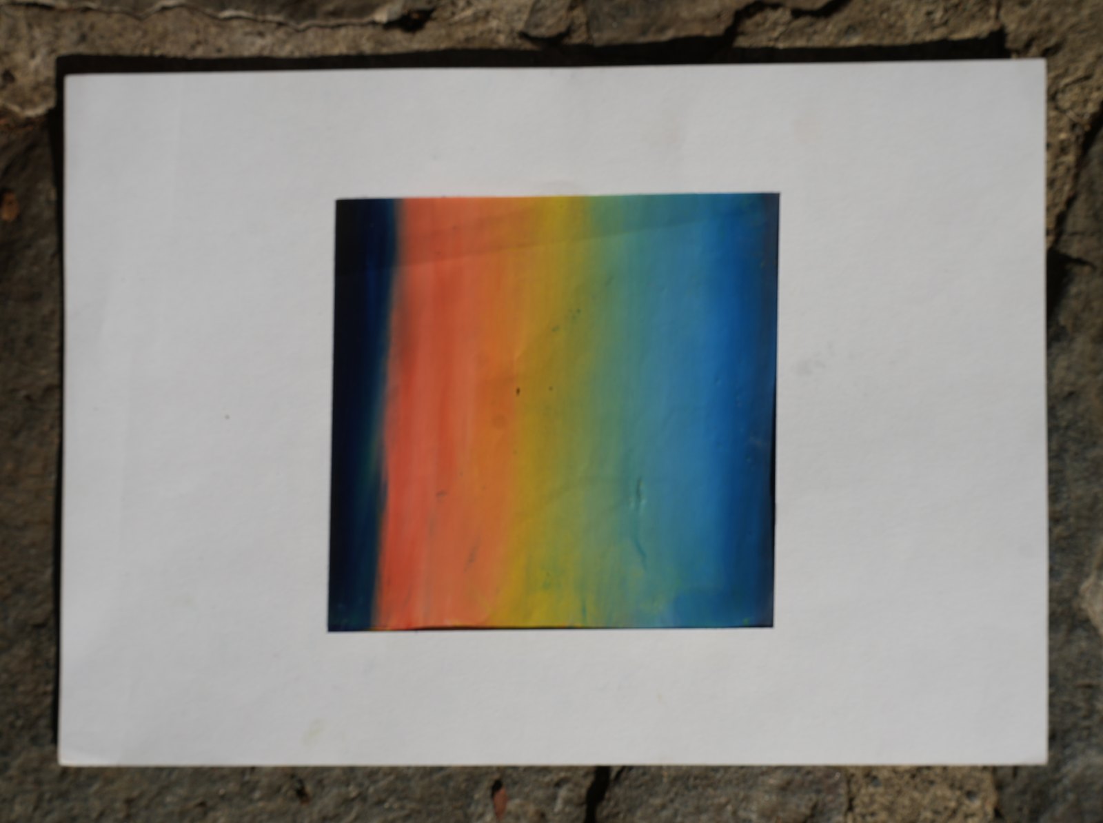 Sans titre n° 2, pastel gras