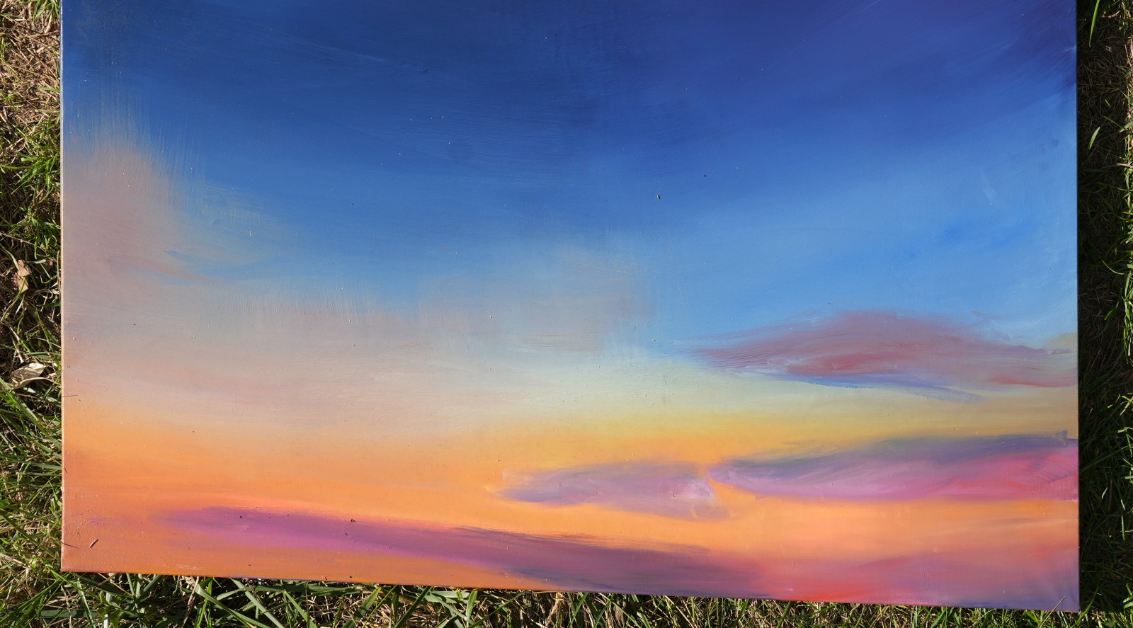 Sans titre n° 3, pastel gras