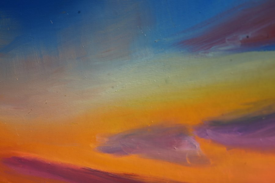 Sans titre n° 5, pastel gras