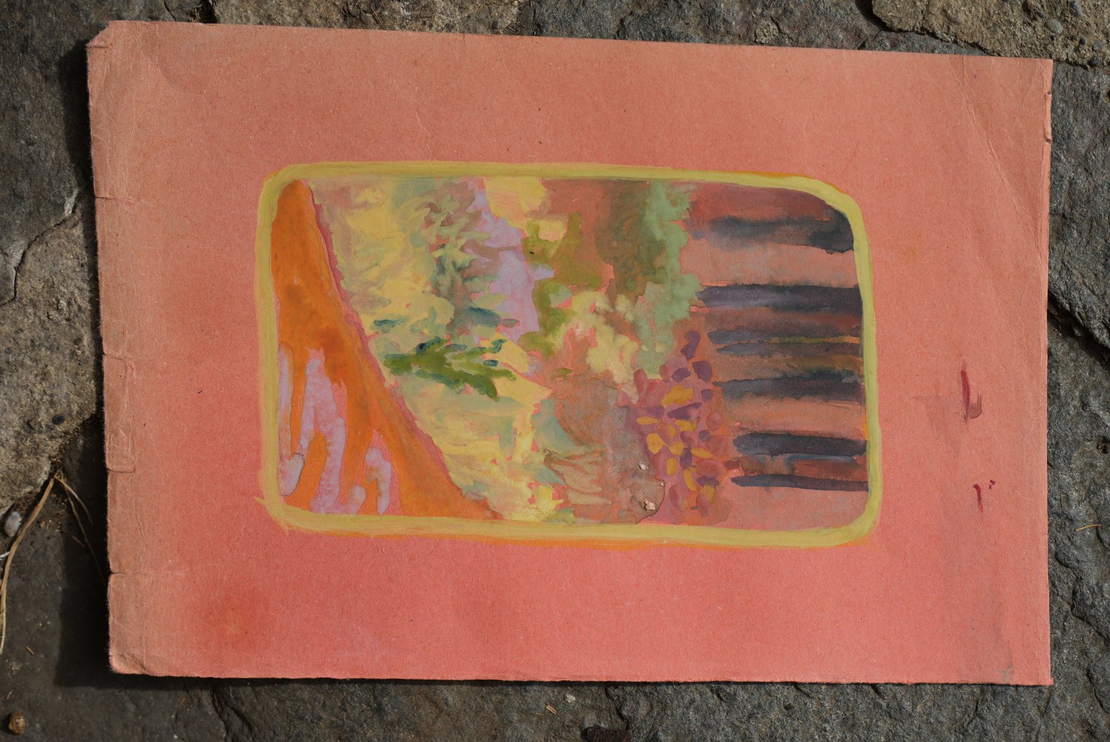 Sans titre n° 1, gouache