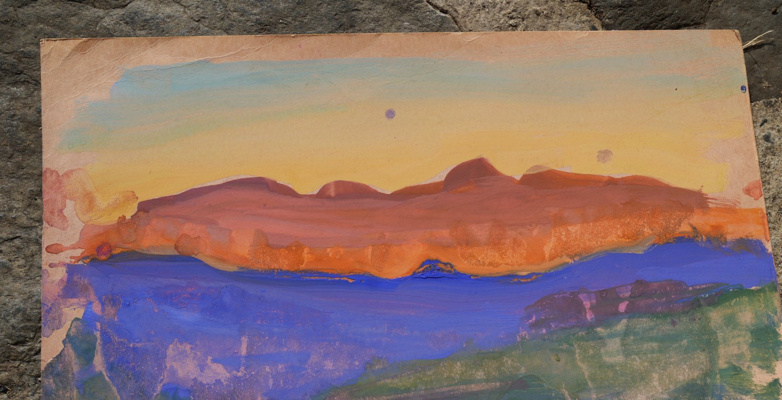 Sans titre n° 5, gouache