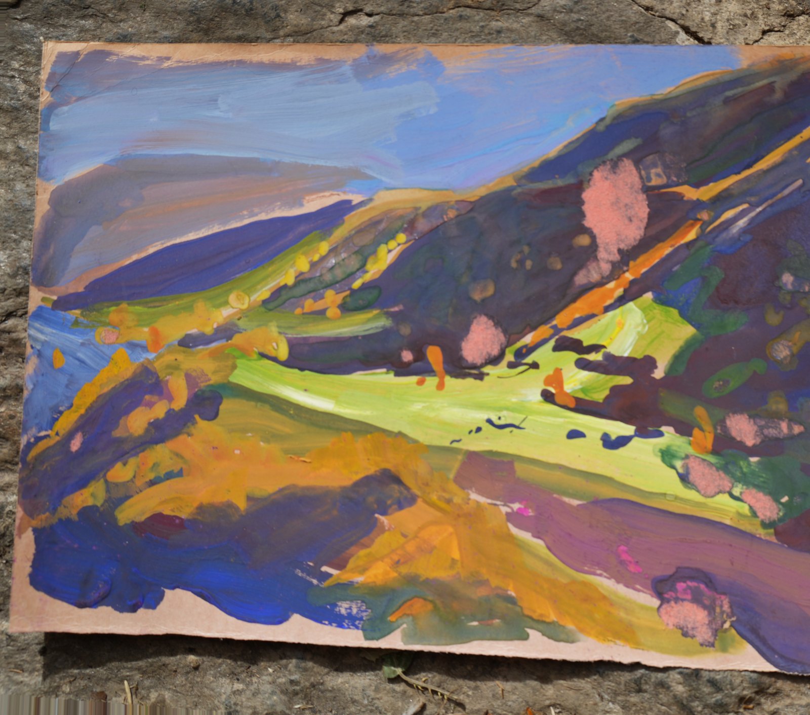 Sans titre n° 7, gouache