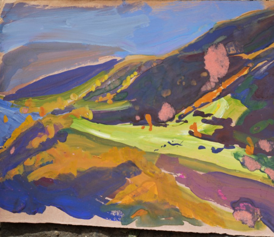 Sans titre n° 7, gouache