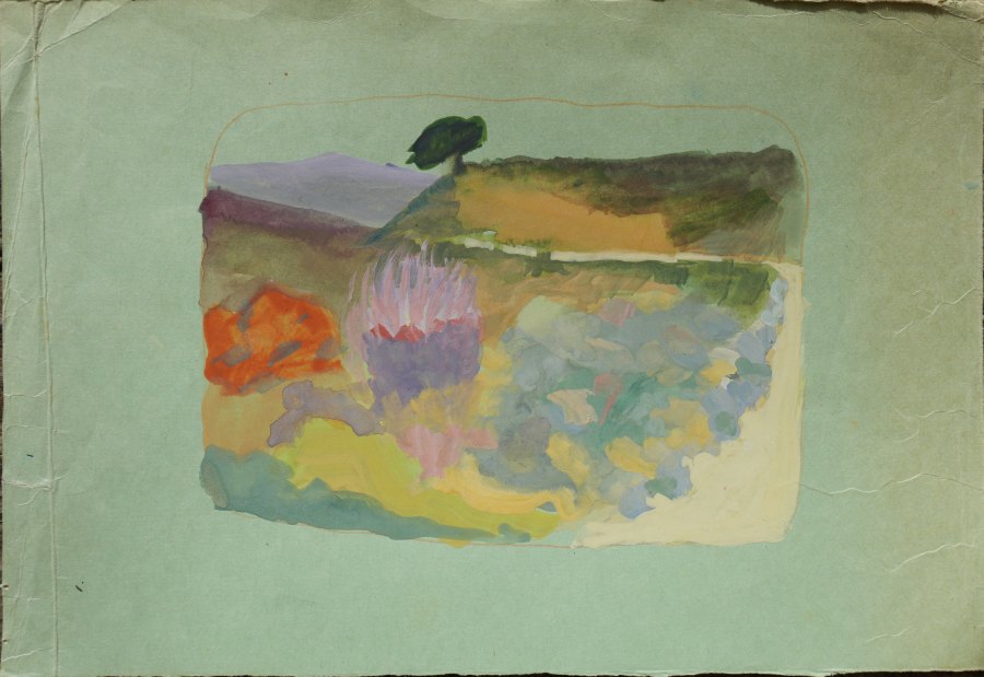 Sans titre n° 9, gouache