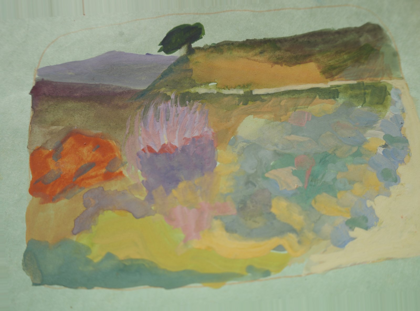 Sans titre n° 10, gouache