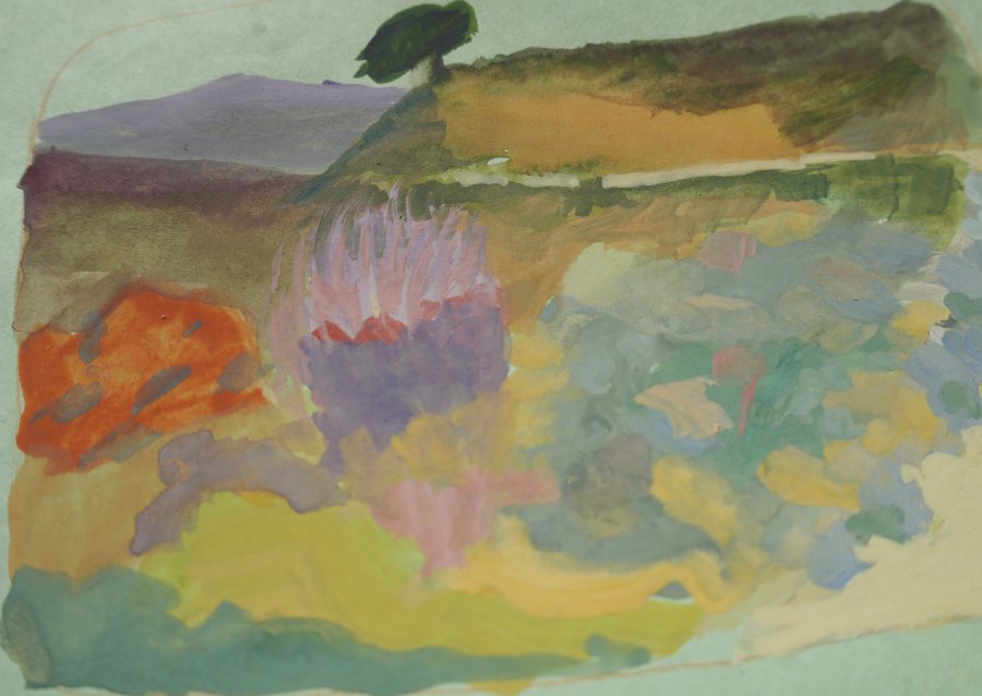 Sans titre n° 10, gouache