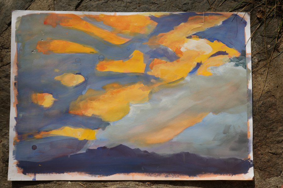 Sans titre n° 5, gouache