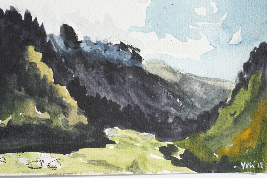 Sans titre n° 9, gouache