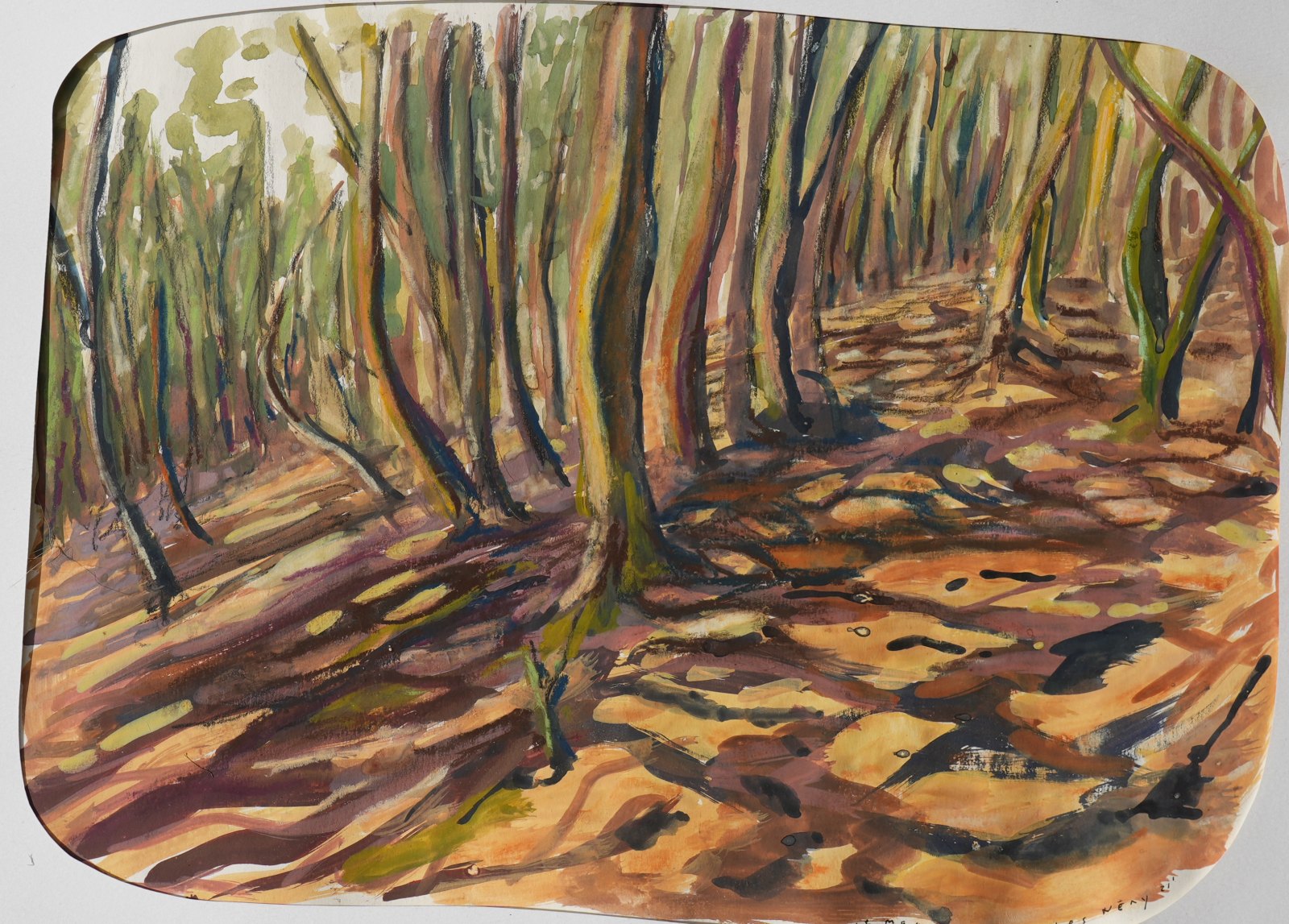 Sans titre n° 1, gouache